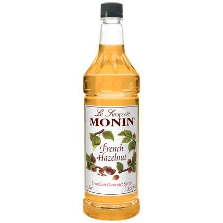 MONIN Monin French Hazelnut Syrup 1 Liter Bottle, PK4 M-FR245F